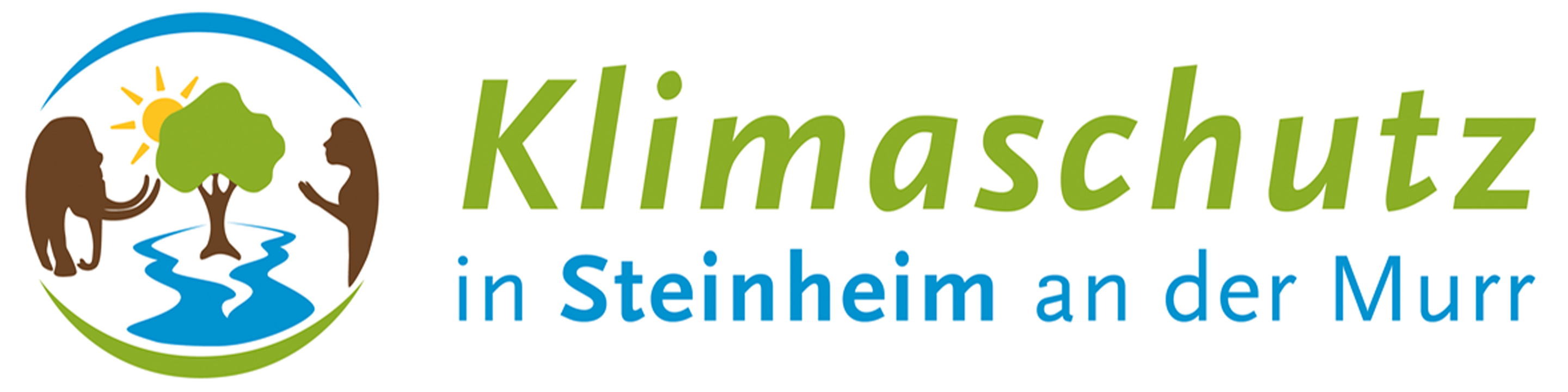 Das Klimaschutzlogo der Stadt Steinheim an der Murr mit Schriftzug